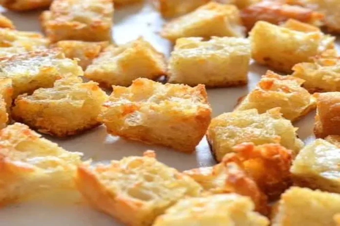 receita de croûtons