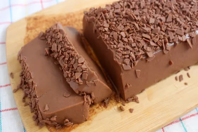 receita de flan de chocolate que não vai ao fogo
