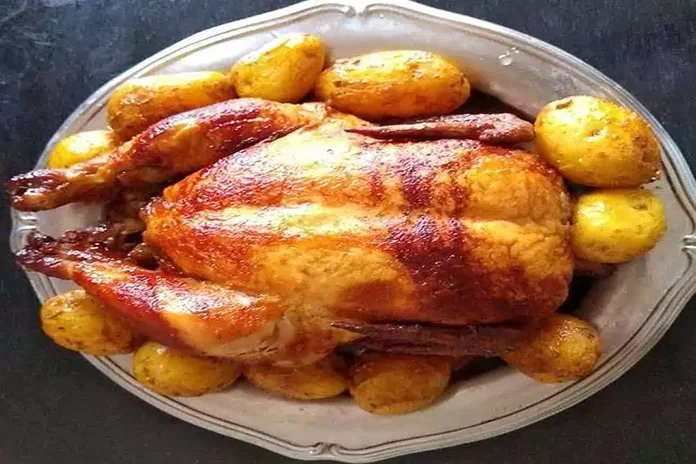receita de frango assado de natal