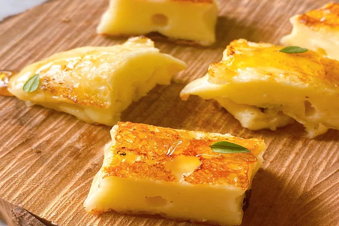 receita de queijo coalho com mel e tomilho