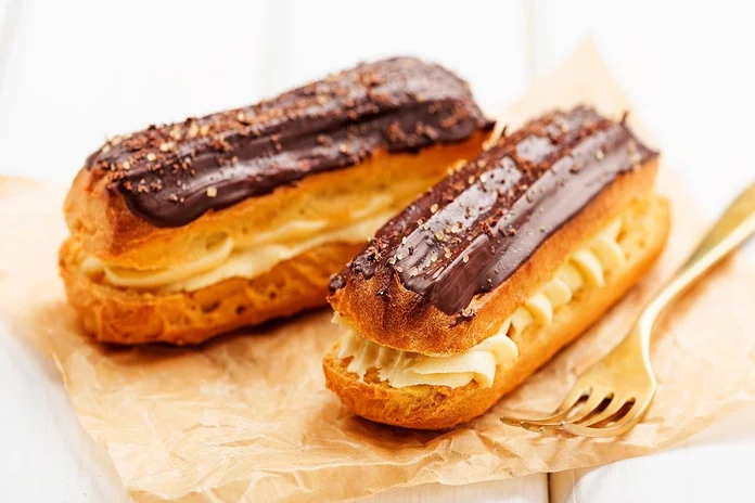 receita de éclair