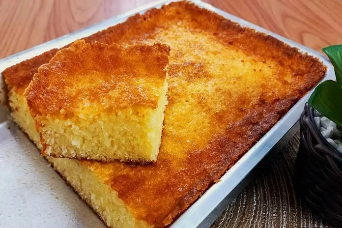 receita de bolo queijadinha de liquidificador fofinho