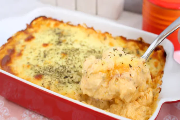 receita de frango cremoso gratinado