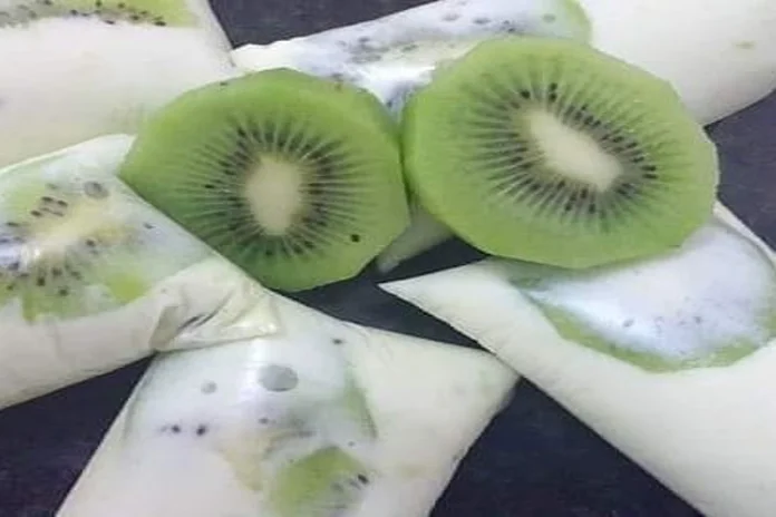 receita de geladinho de kiwi