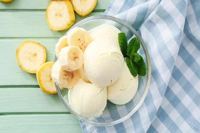 receita de sorvete de banana caseiro