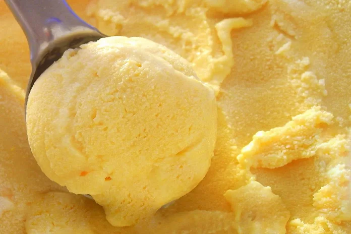 receita de sorvete de milho caseiro