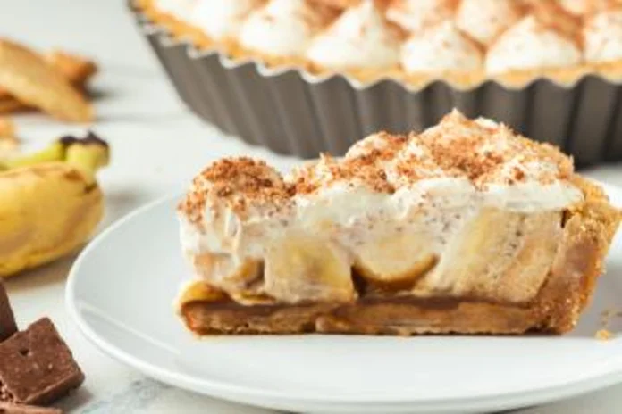 receita de torta de banana banoffee prática