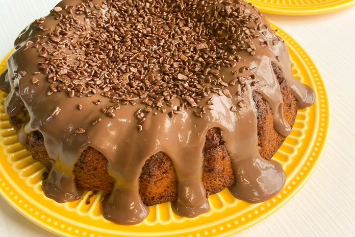 receita de bolo de cenoura com brigadeiro