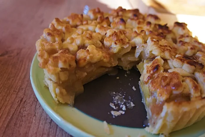 receita de torta de pêssego com massa podre