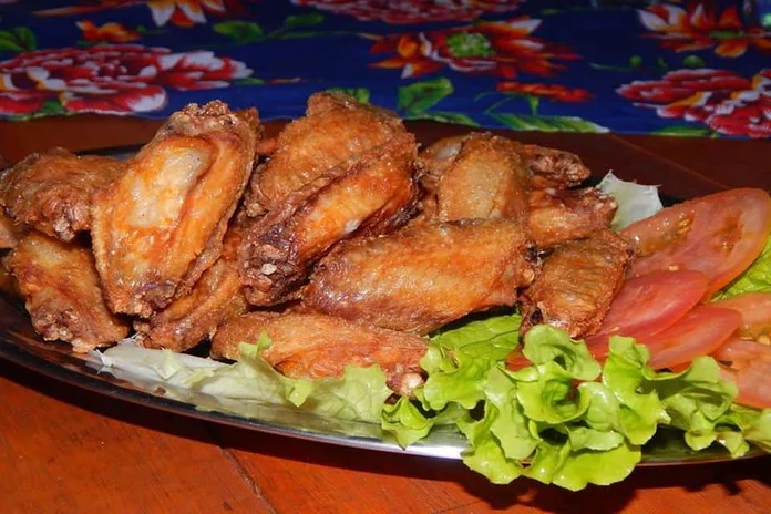 receita de tulipa de frango assada fácil