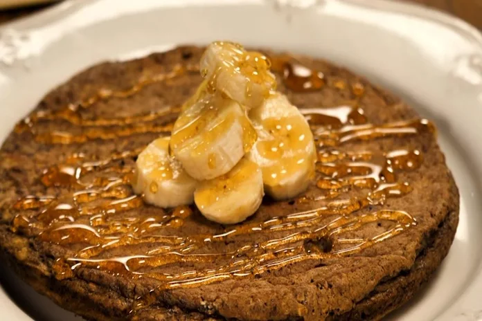 receita de panqueca de banana fit