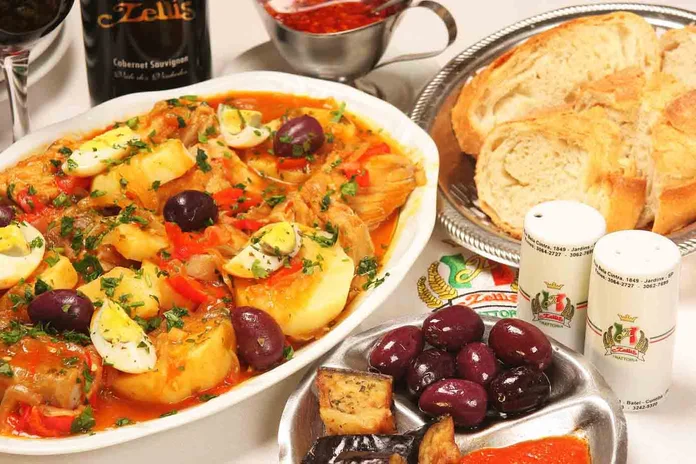 receita de bacalhau de forno caprichado