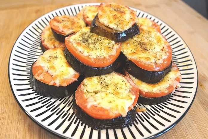 receita de berinjela no forno com tomates