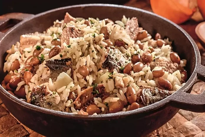 receita de baião de dois nordestino eu sempre faço aqui em casa receitinha é sucesso