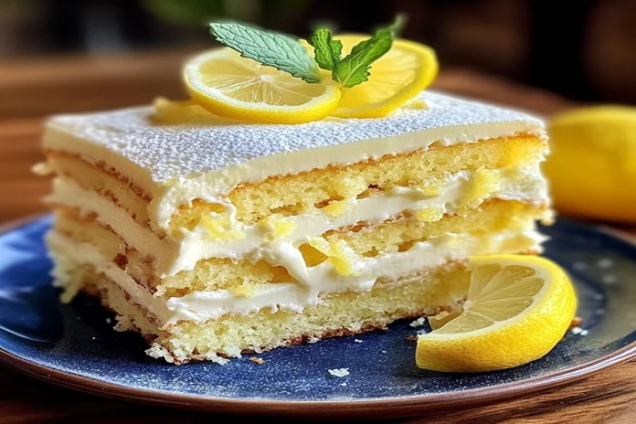 receita de bolo de creme de limão à italiana