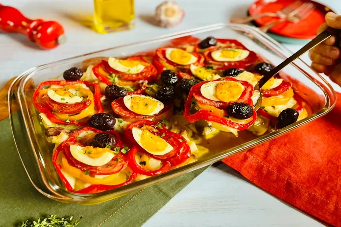 receita de bacalhau de forno a portuguesa prático e suculento