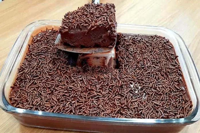 receita de brigadeiro de travessa simples
