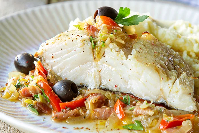 receita de lombo de bacalhau com legumes