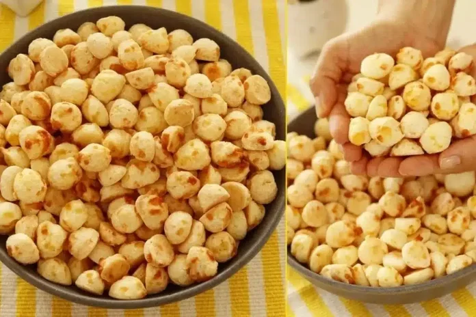 pipoquinha de queijo simples