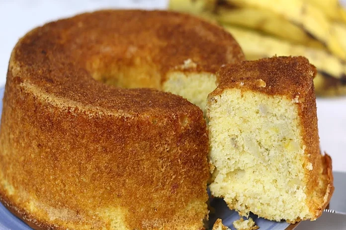 receita de bolo simples de banana