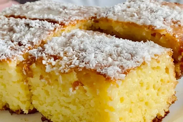 bolo tropical de coco e abacaxi rapidez economia e sabor