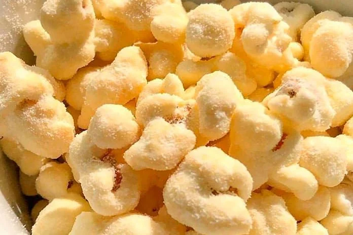 pipoca de leite em pó
