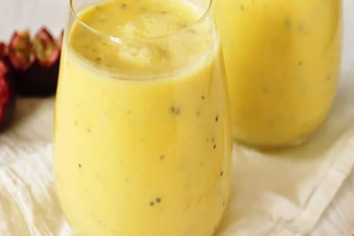 batida de maracujá especial para o natal e festas em família